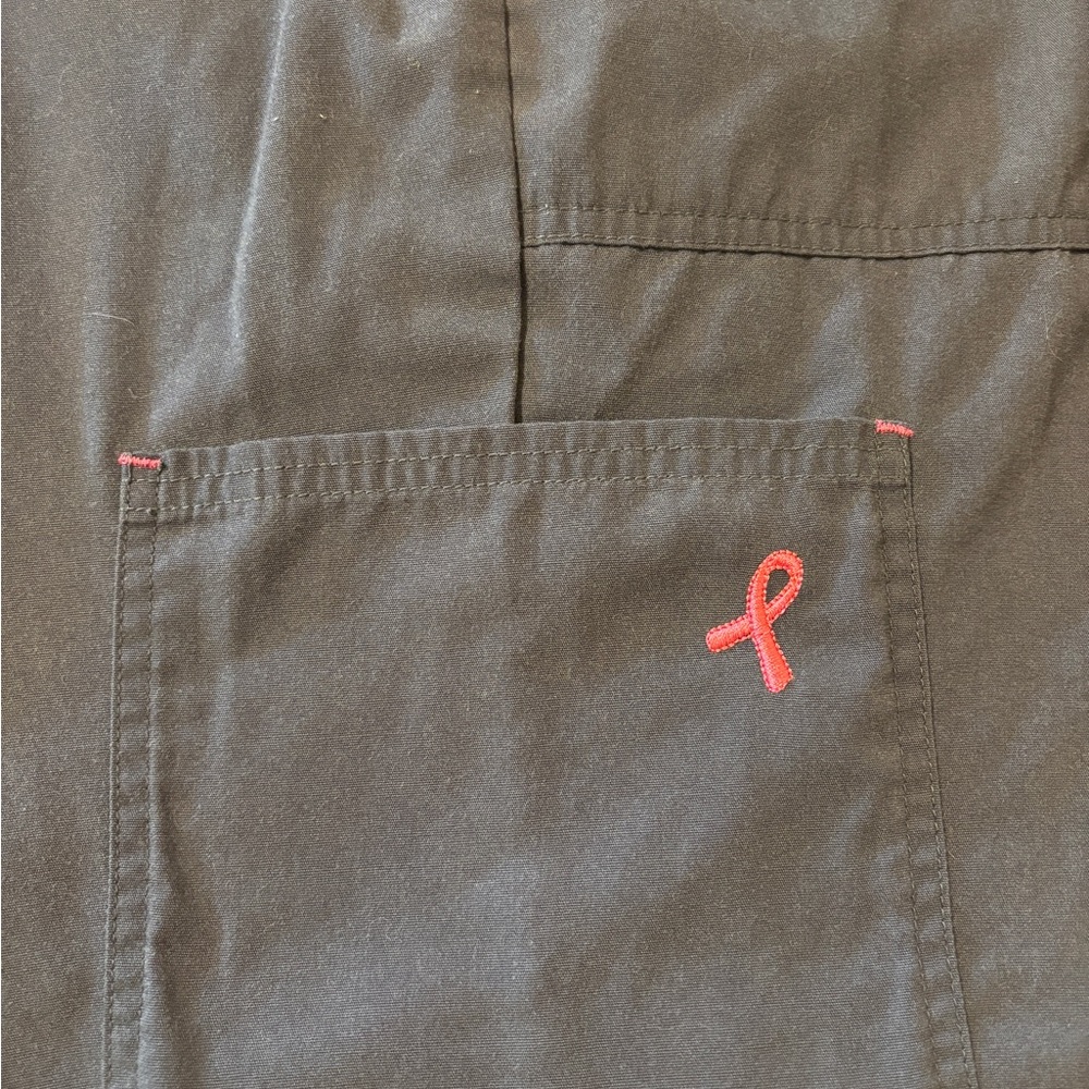 🇺🇸XL Drawstring Scrub Pants, Breast Cancer Ribbon
